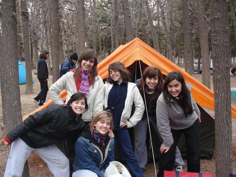 Foto campamento de primeros en el 2007